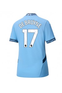 Fotbalové Dres Manchester City Kevin De Bruyne #17 Dámské Domácí Oblečení 2024-25 Krátký Rukáv